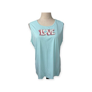 Court Haley Pickleball Sleeveless Mint Green Top Size XL